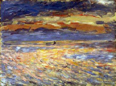 Pierre-Auguste Renoir Sunset at Sea